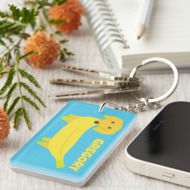 Cute Banana Hund Personlig (Högra Framsidan)