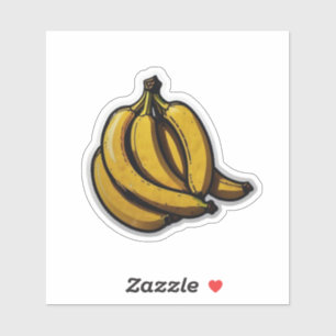 Cute Banana Sticker Klistermärken