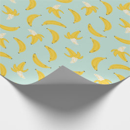 Cute Bananas (ljusblå) Presentpapper