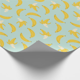 Cute Bananas (ljusblå) Presentpapper