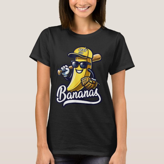 Cute Bananas Proud Namn Graphic Bananas Älskare Ma T Shirt (Framsida)