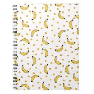 Cute Bananas - Sömlösa - Frukt Mönster Anteckningsbok