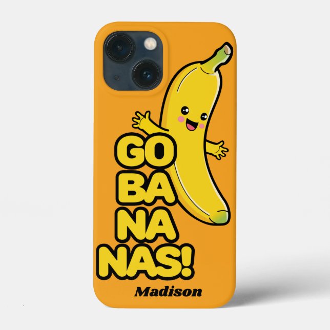 Cute Bananas telefonärenden med användarnamn (Baksida)