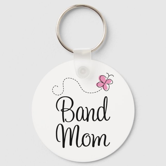 Cute Band Mamma Gift Nyckelring (Framsida)