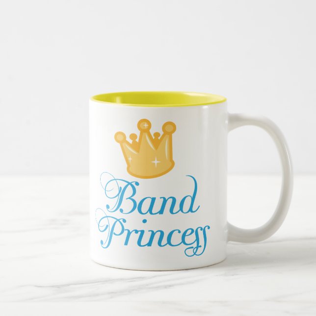 Cute Band Princess Music Gift Två-Tonad Mugg (Höger)
