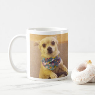 Cute Bandana Chihuahua Mugg Lodrät Namn