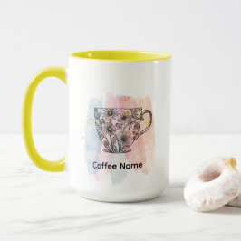 Cute Barista Obsessivt Coffee café Mugg