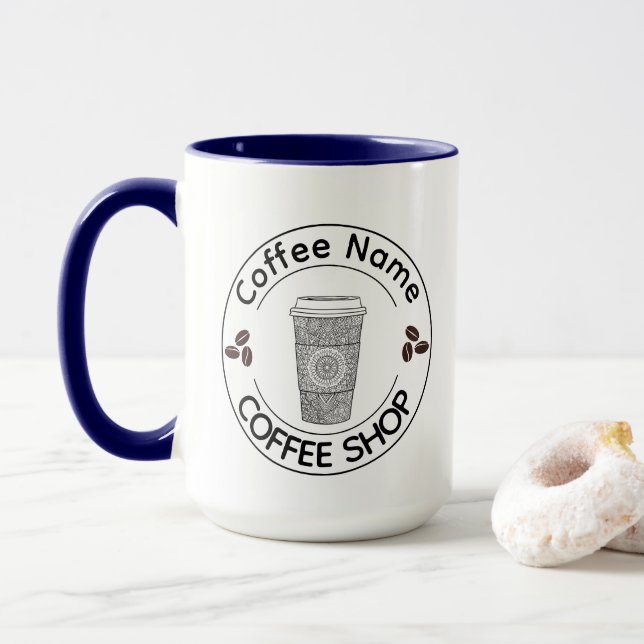 Cute Barista Obsessivt Coffee café Mugg (Med munk)