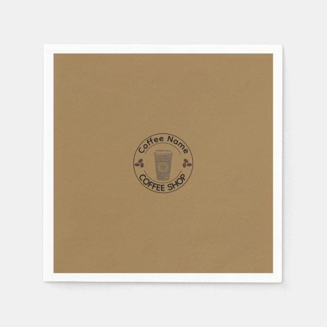 Cute Barista Obsessivt Coffee café Pappersservett (Framsidan)