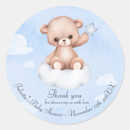 Cute Barly Shower Tack Classic Runt Klistermärke