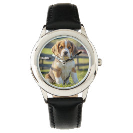 Cute Barn Beagle-Personlig Armbandsur