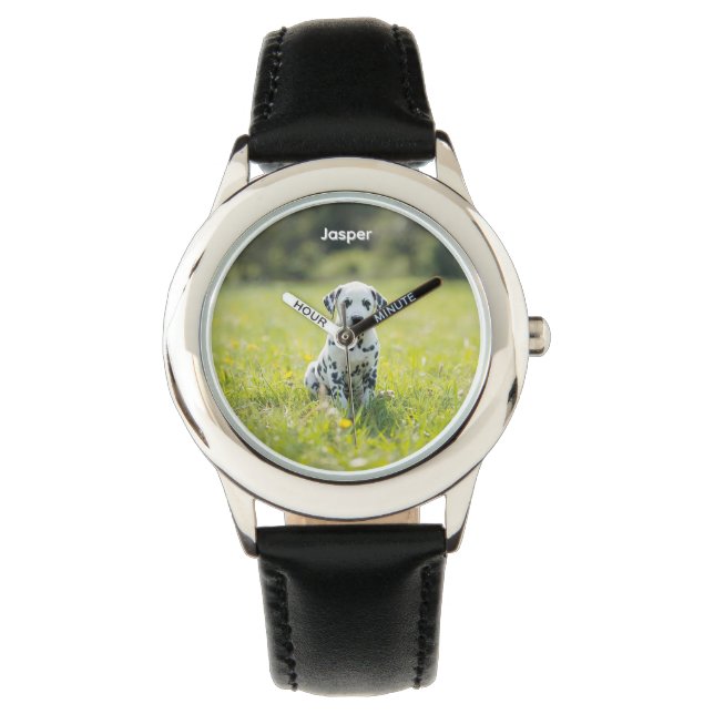Cute Barn Dalmatien Personlig Armbandsur (Framsida)
