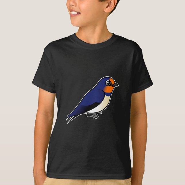 Cute Barn Sväljer T-shirt (Framsida)