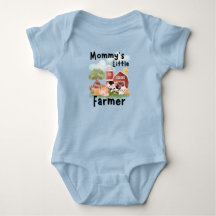 Cute Barnyard Animals Baby Bodykostym