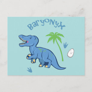 Cute Baryonyx Vykort