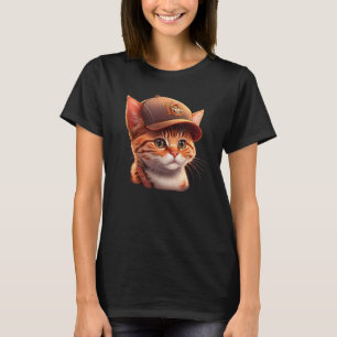 Cute Baseball Cap-kapsyl för färgning T Shirt