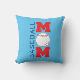 Cute Baseball Mamma Gift Kudde