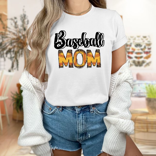 Cute Baseball Mamma T-Shirt, Gift Mamma T Shirt (Skapare uppladdad)