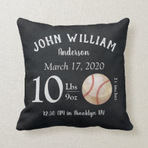 Cute Baseball Sports Boll Baby Birtud Stats Nurser