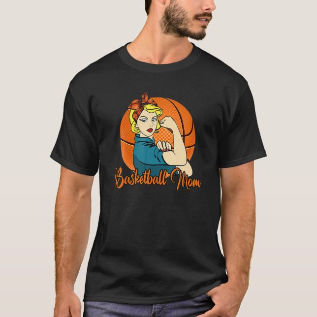 Cute Basketball Mamma för kvinnor T Shirt (Framsida)