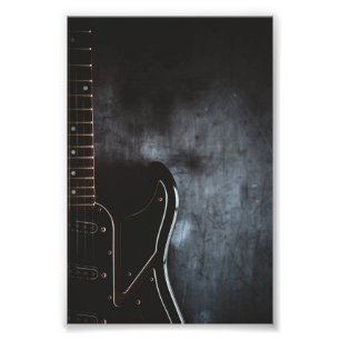Cute Bass Guitar Fototryck