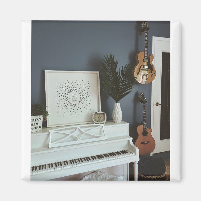 Cute Bass Guitar Magnet (Framsidan)