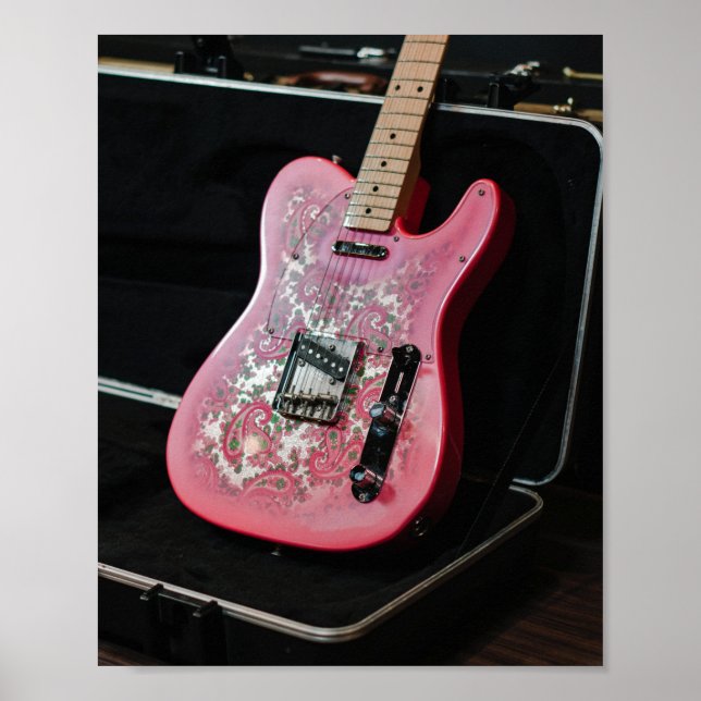 Cute Bass Guitar Poster (Framsidan)
