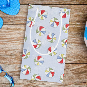 Cute Bassäng Party Whimsical Beach Bollar Colorful