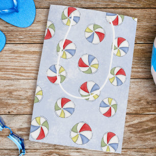 Cute Bassäng Party Whimsical Beach Bollar Colorful