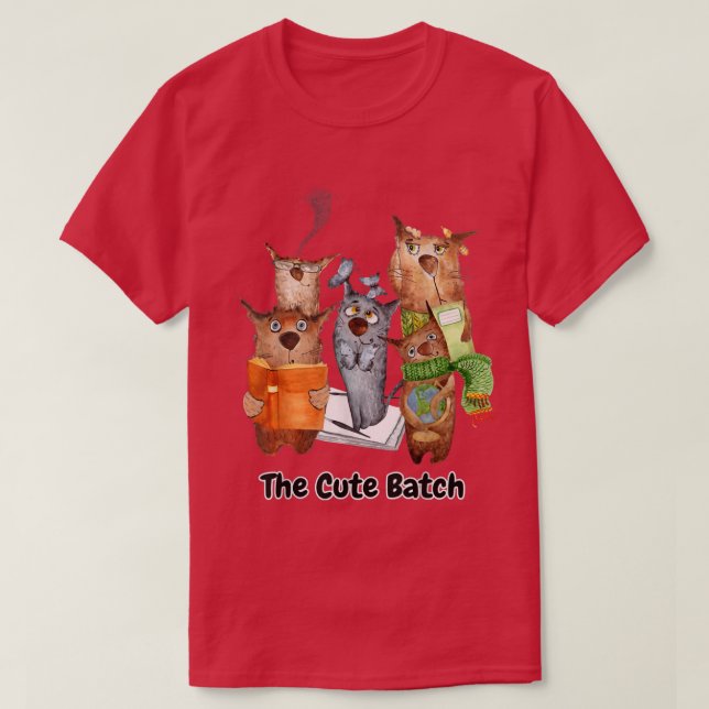 Cute Batch Cat Halloween Funny Helgdag 273 T Shirt (Design framsida)