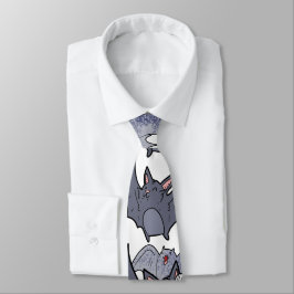 Cute bats Grey and white Cartoon Modern pattern Slips