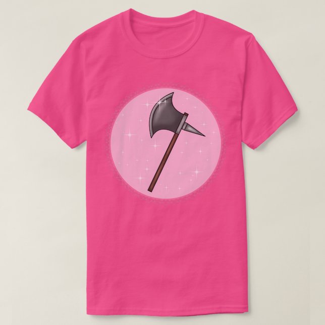 Cute Battle Ax 2 T Shirt (Design framsida)