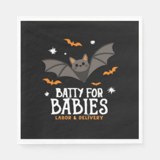 Cute Batty for Spädbarn Labour and Delivery Nurse  Pappersservett