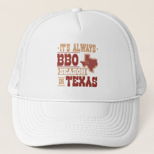 Cute BBQ Season i Texas Barbecue Gag Keps