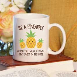Cute BE a ananas Kaffemugg