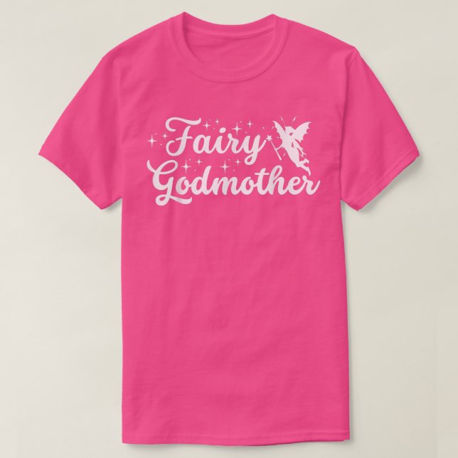 Cute be deras Fairy Godmor om en fin Godmothe T Shirt (Design framsida)