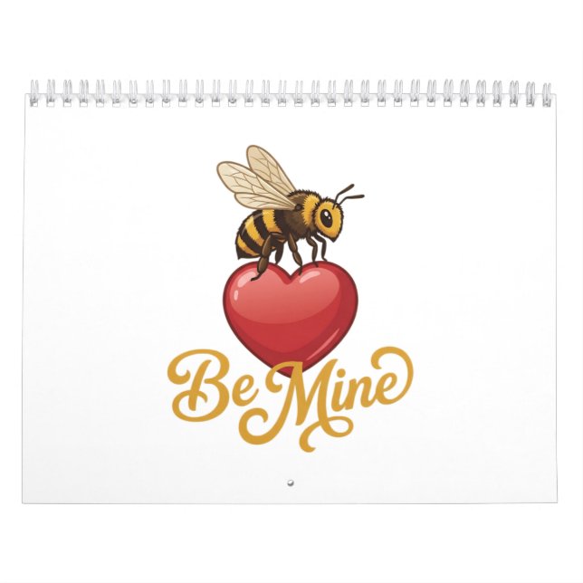 Cute Be Mine Honeycomb  Kalender (Omslag)