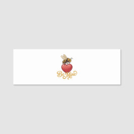 Cute Be Mine Honeycomb  Namnbricka