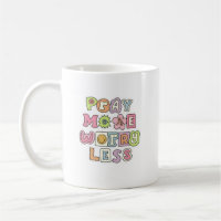 Cute "be more concern less" mugg