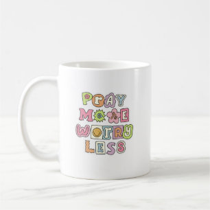 Cute "be more concern less" mugg