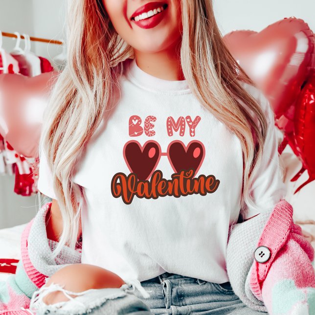 Cute be my Valentine T Shirt (Skapare uppladdad)
