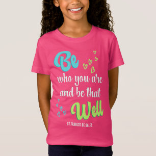 Cute BE VEM DU ÄR inspirerande T Shirt
