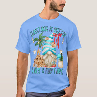 Cute Beach Gnome for Women and Manar, fin jul T Shirt