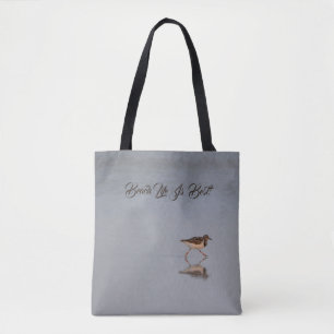 Cute Beach Life Citte Bird Nature Photo Modern Tygkasse