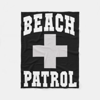 Cute Beach Patrol Dad Scu Swim Trip Surfing Vacati Fleecefilt