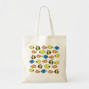 Cute Beach Simple Tropical Fish Ocean Mönster Tygkasse