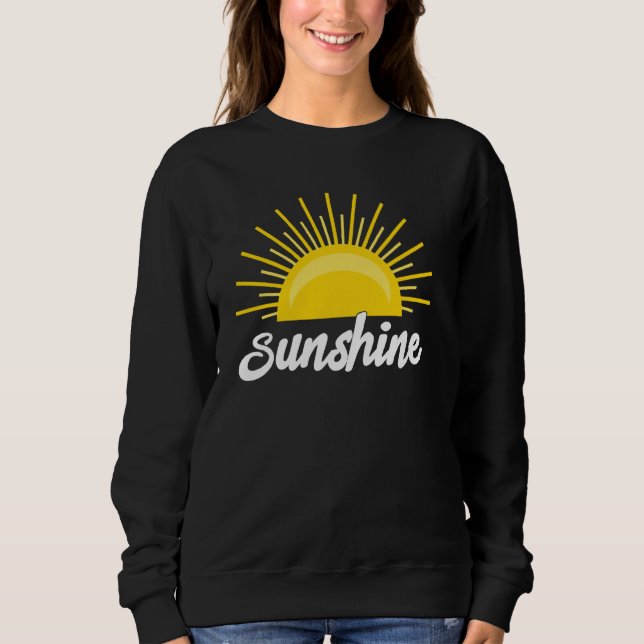 Cute Beach Summer Vacation Tee Sunshine Sand Sol H (Framsida)