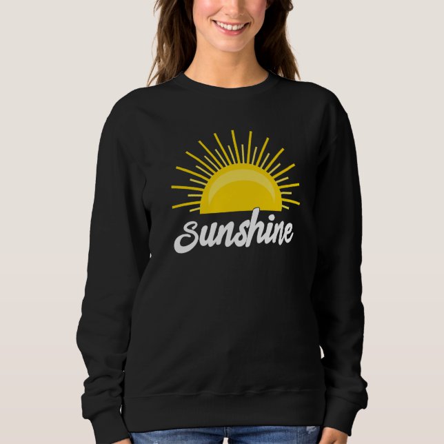 Cute Beach Summer Vacation Tee Sunshine Sand Sol H (Framsida)