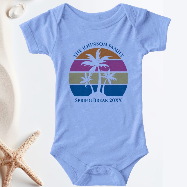 Cute Beach Sunset Handflatan Träd Anpassningsbar T Shirt (Skapare uppladdad)