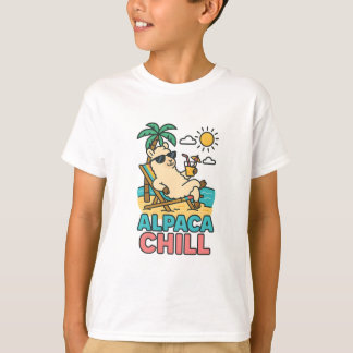 Cute Beach Tee Alpaca Chill, sommarsjöfart